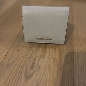 Michael Kors Compact White Wallet